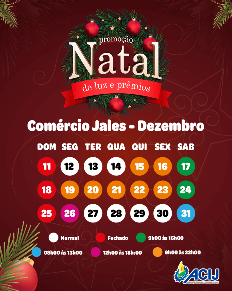 Natal Em Jales Confira O Hor Rio Do Rcio E As Atra Es Dessa