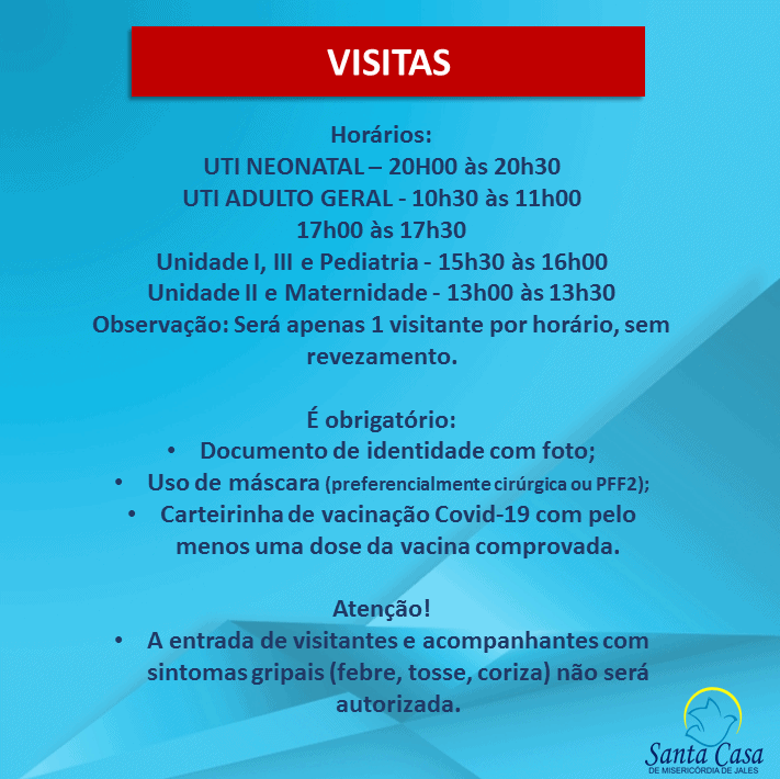 Os horários foram alternados para evitar aglomerações com a circulação de diversos visitantes ao mesmo tempo.